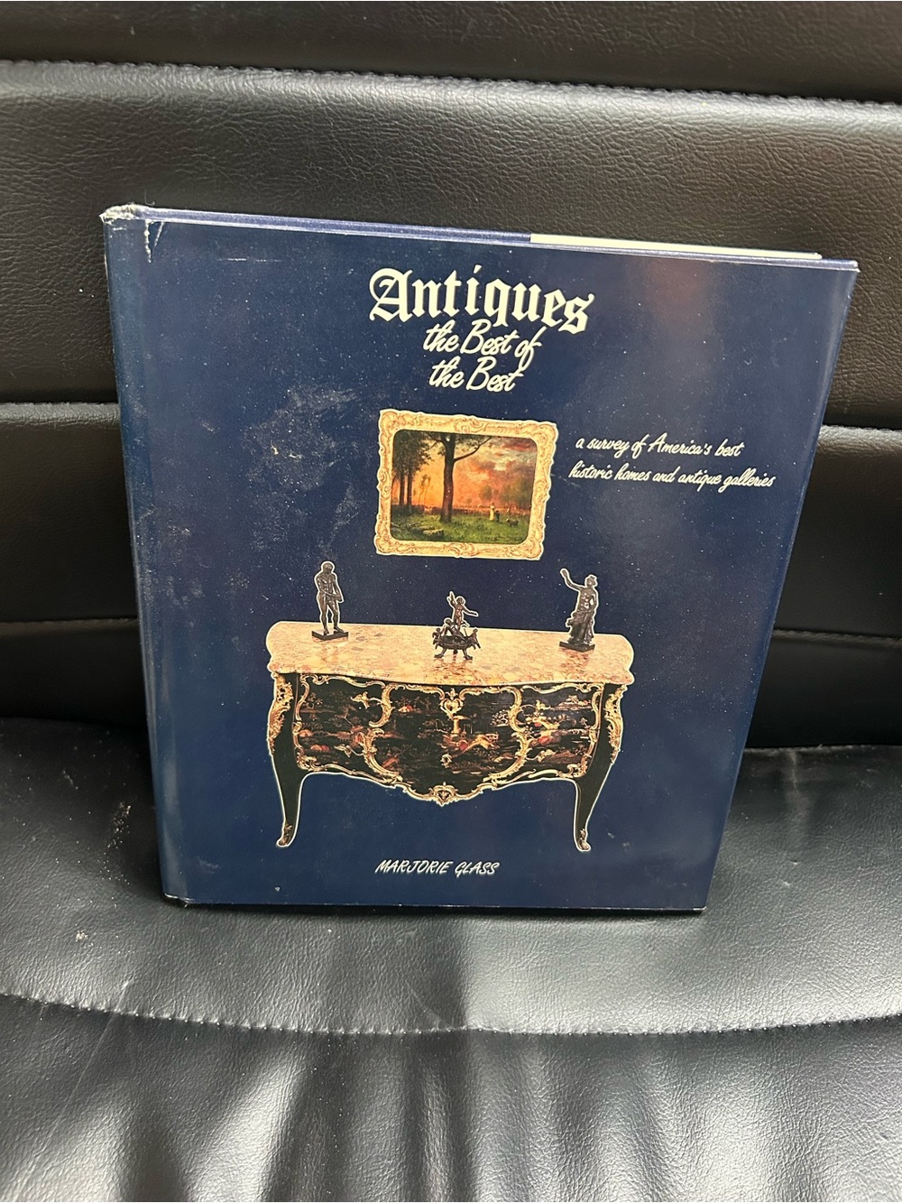 Antiques: The Best of the Best - Navy Decorative Coffee Table Book by Glass